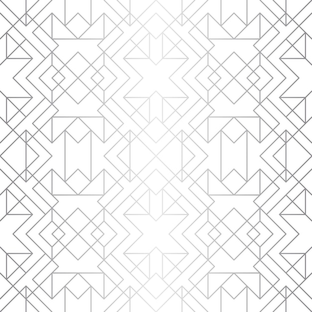 Silver texture. Seamless geometric pattern. Silver background. Vector seamless pattern. Geometric background with rhombus and nodes. Abstract geometric pattern. vector illustration