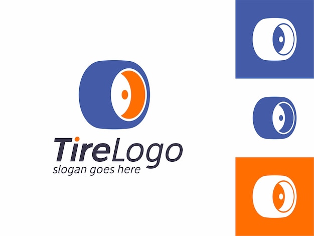 simple abstract circle logos business branding