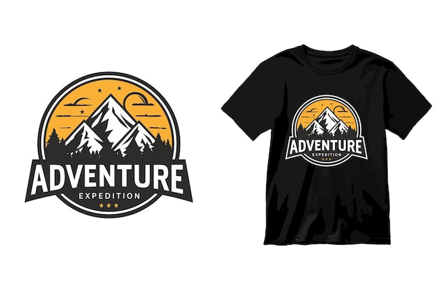 Simple adventure expedition idea TShirt Design