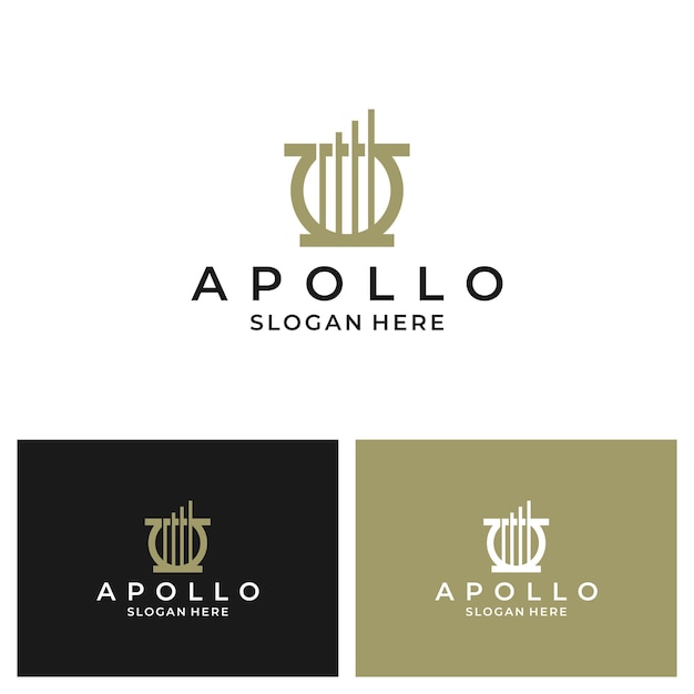 Simple Apollo Music Logo Design