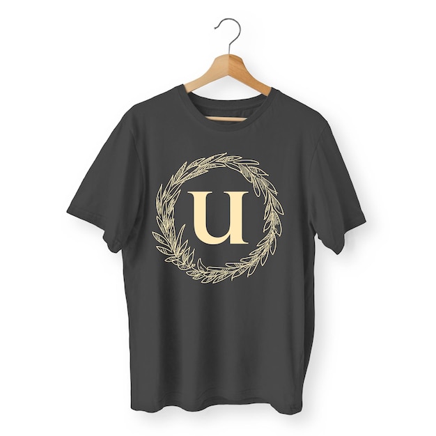 Vector simple black t shirt design