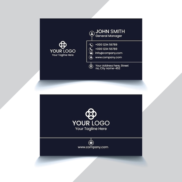 Simple business card and Cool card design template