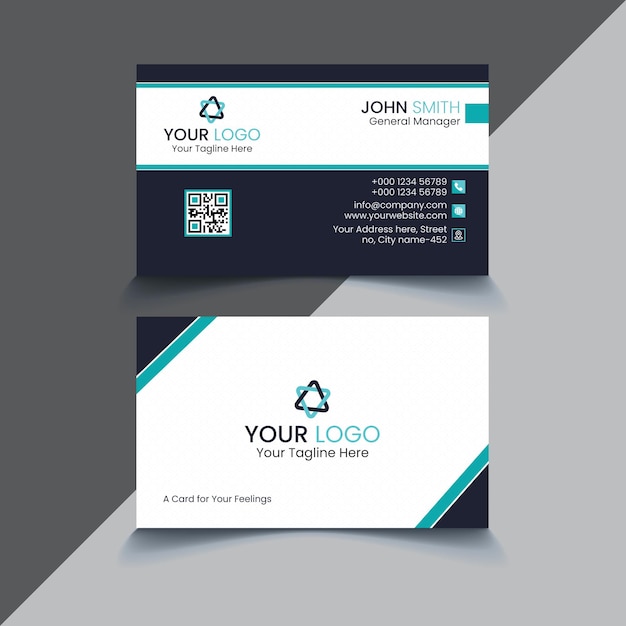 Simple business card and Cool card design template