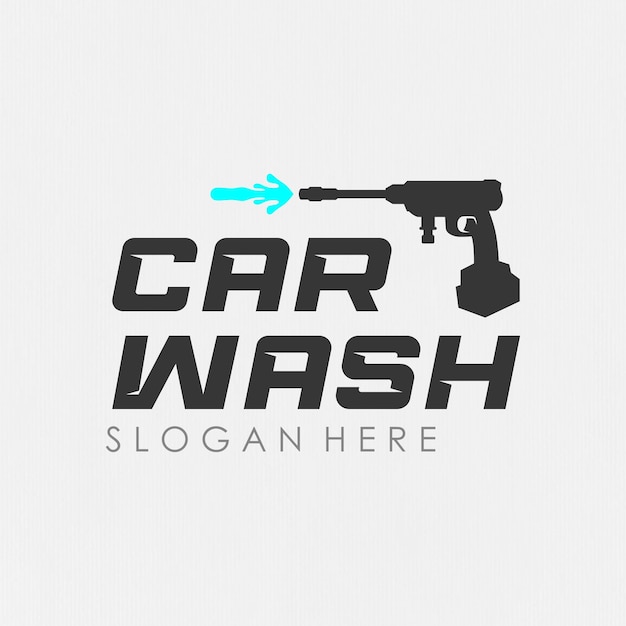 Simple car wash logo design