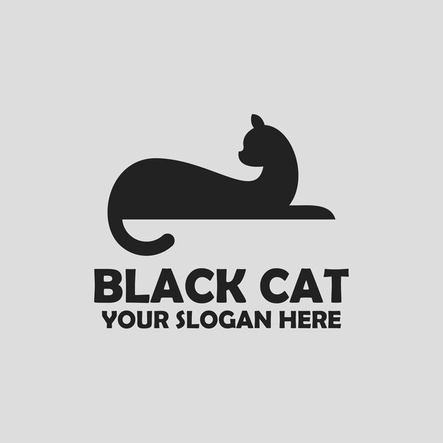 Simple Cat Logo Design Idea