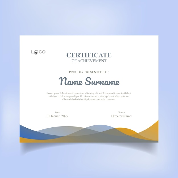 Simple certificate design