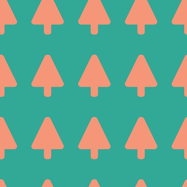 Simple Christmas tree pattern and background. Pattern for gifts.