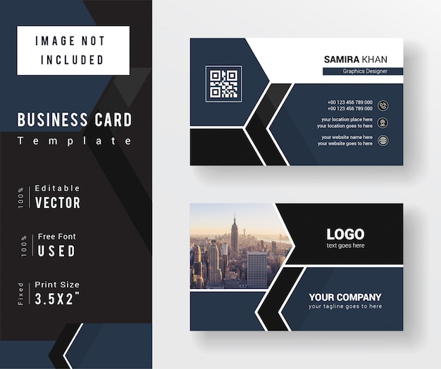 Simple & Clean business card template 