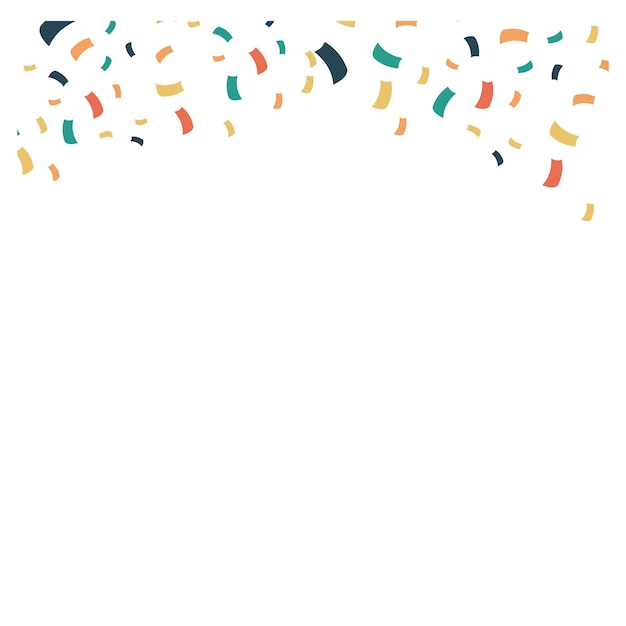 Vector simple confetti