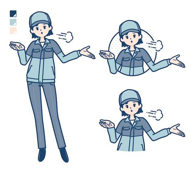 Simple delivery womandespairgesture