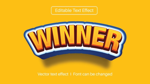 Simple Editable Text  Winner