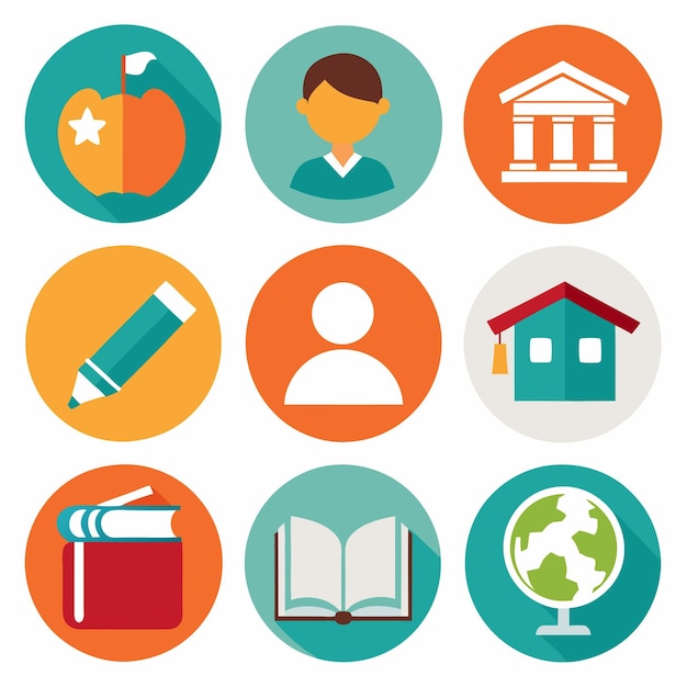 simple education icon design vector illustration