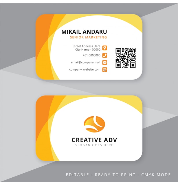 Simple elegant business card