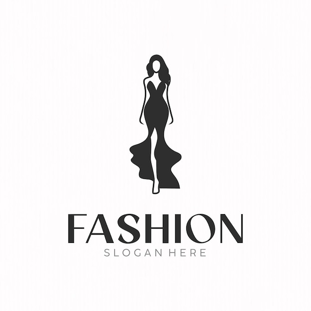 Simple fashion business logo illustration