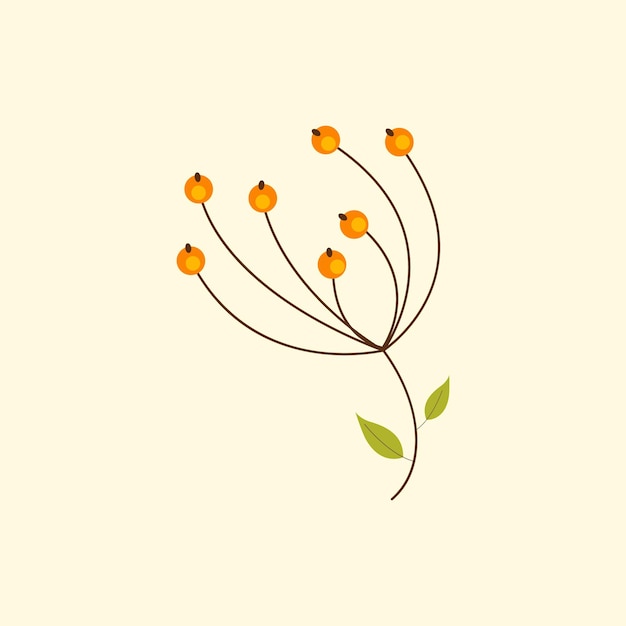 Simple Floral Clipart