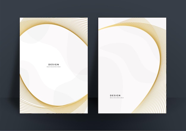 Simple gold white abstract background for cover design template and poster