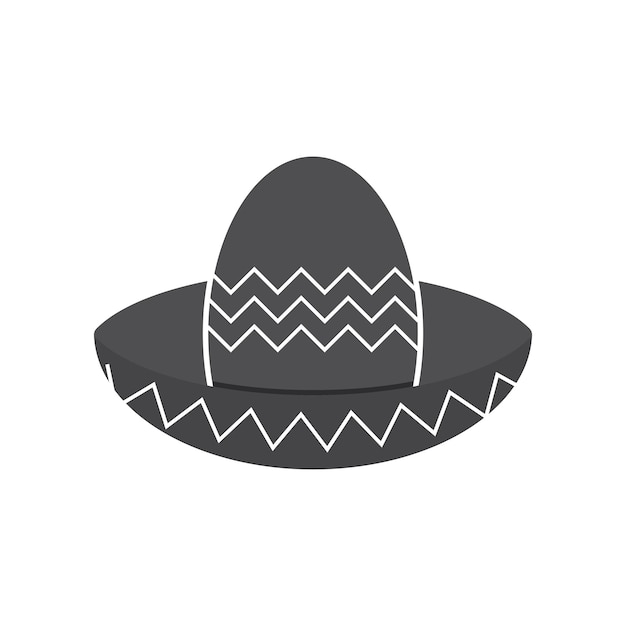 Simple hat vector design logo icon