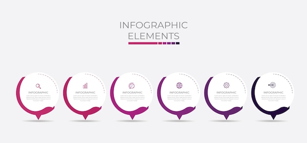 Simple infographic design template. 