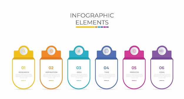 Simple infographic design template. 