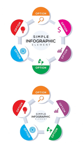 Simple Infographic Eelement