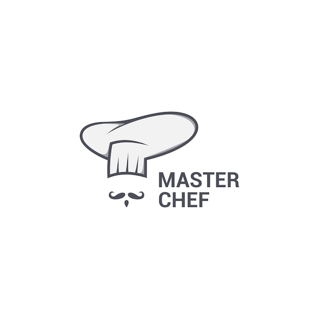 simple inspiration cooking chef logo design