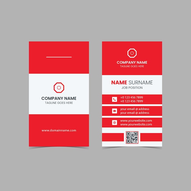 Simple landscape business card template