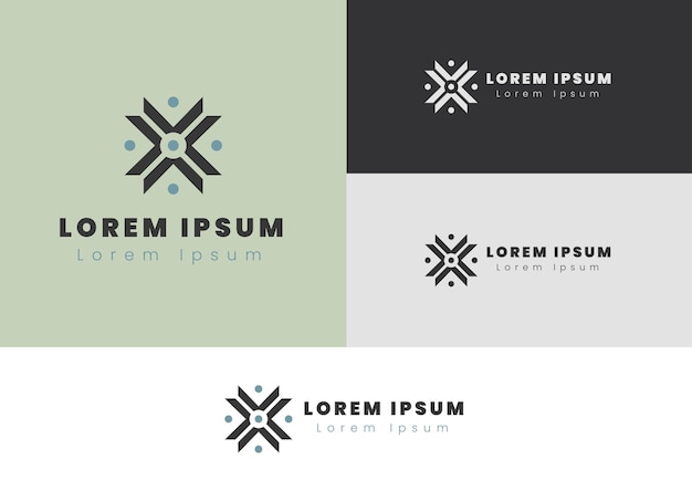 simple and luxury company logo with black and white edition