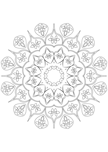 Simple Mandala design