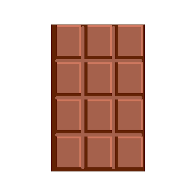 Simple milk chocolate bar Large size of emoji food