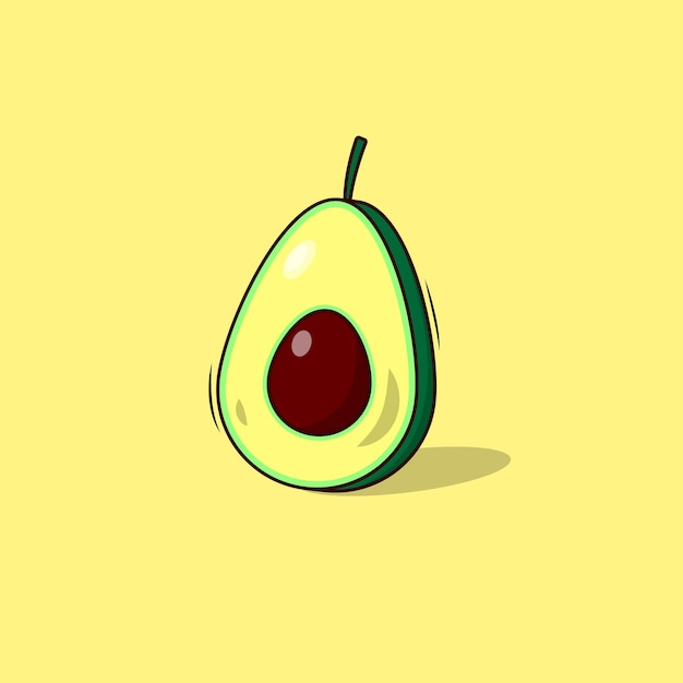 simple and minimal Avocado logo