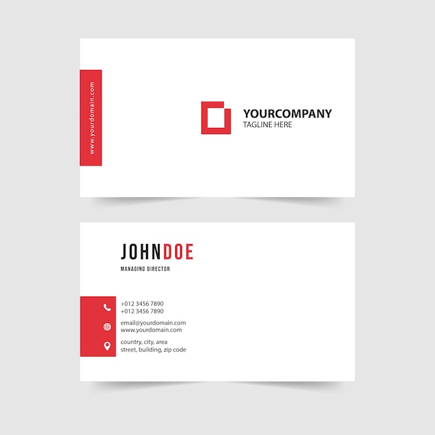 Simple Modern Business Card Template Collection