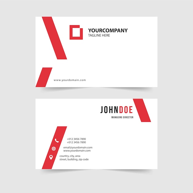 Simple Modern Business Card Template Collection