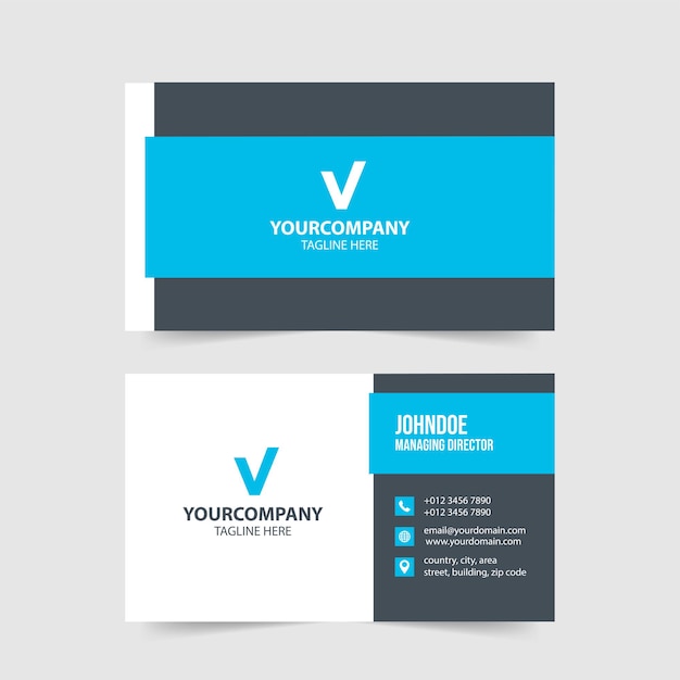 Simple Modern Business Card Template Collection