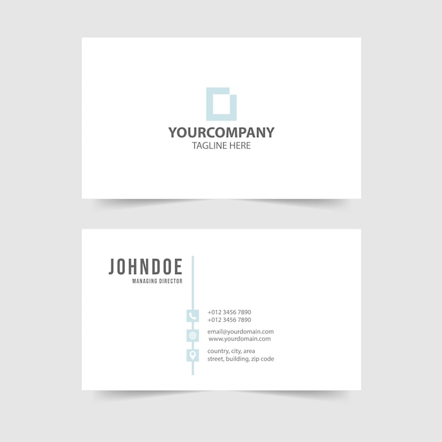 Simple Modern Business Card Template Collection