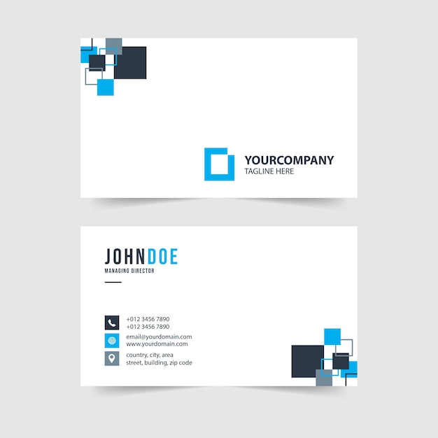 Simple Modern Business Card Template Collection