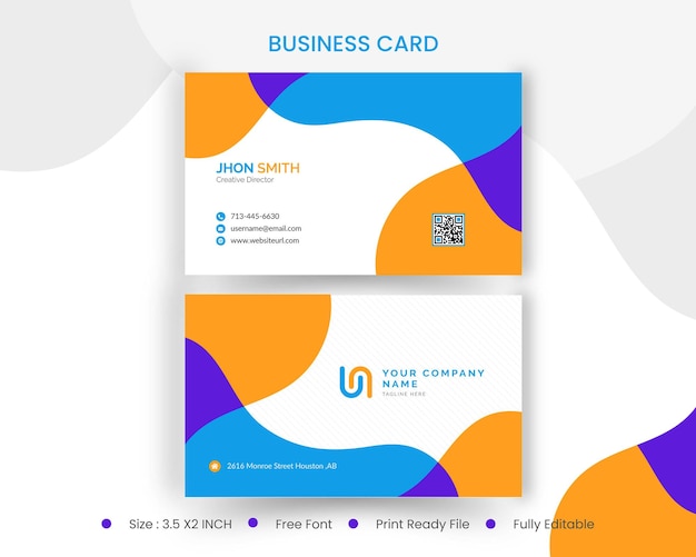 Simple, Modern ,Elegant and Professional Business Card