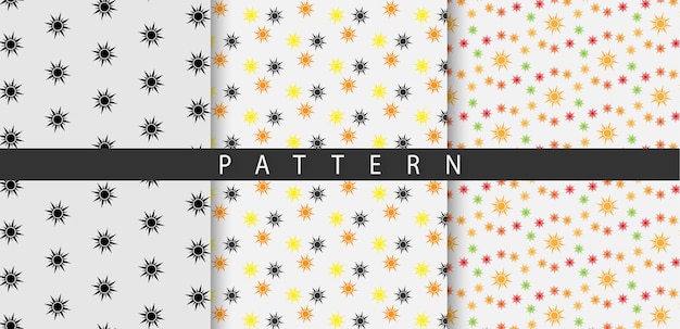 Simple Pattern elements of New pattern colorful minimal geometric patterns set Premium Vector