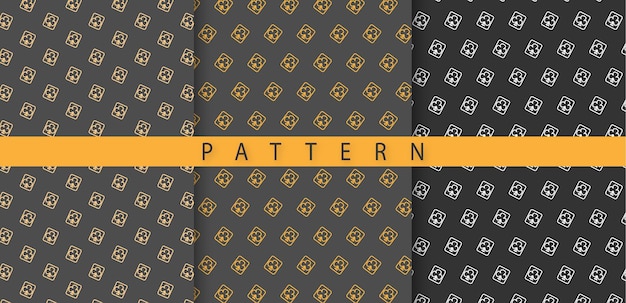 Simple Pattern elements of New pattern colorful minimal geometric patterns set Premium Vector