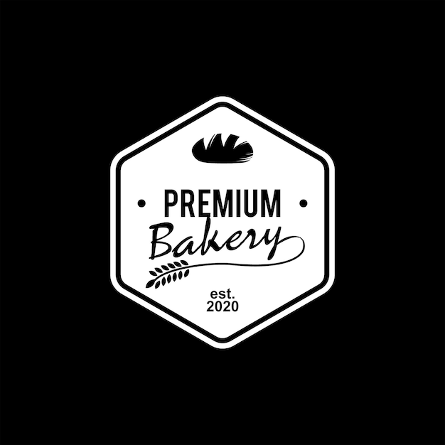 Simple Premium Bakery Logo Badge Label