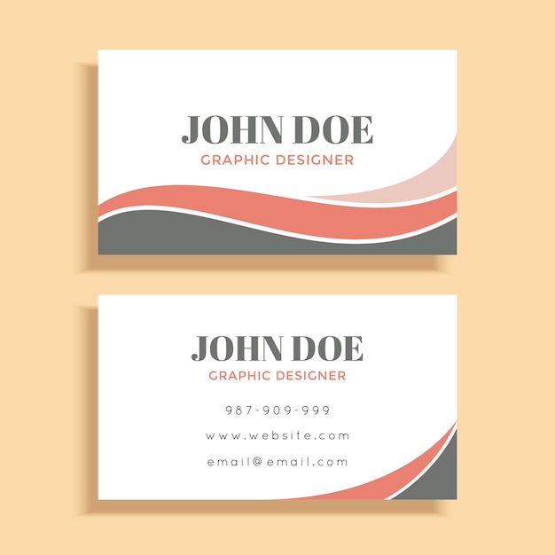 Simple And Professional Business Card Template Design