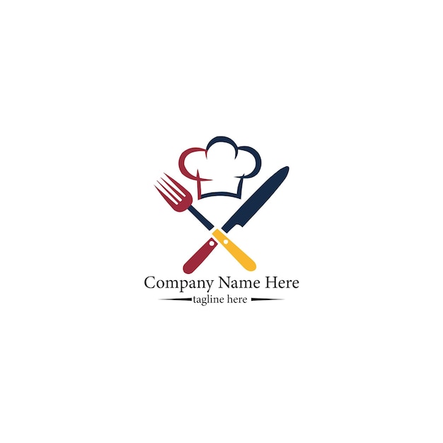 Vector simple restaurant logo