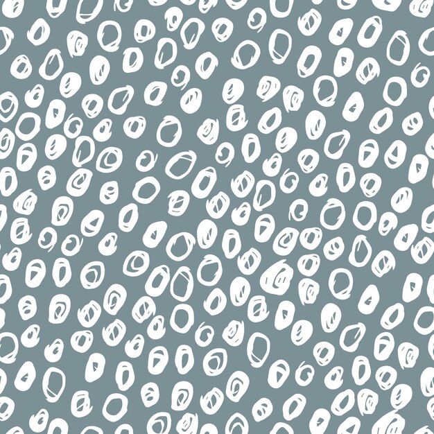 Simple seamless vector pattern of dots strokes spots strokes Hand drawn illustration dry brush Scandinavian style wallpaper fabric textile design wrapping paper