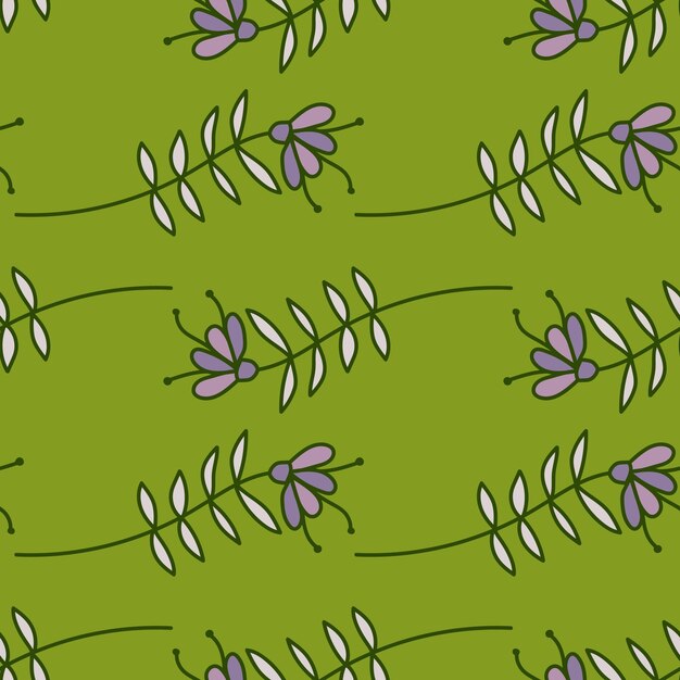 Simple small flower seamless pattern Cute floral wallpaper