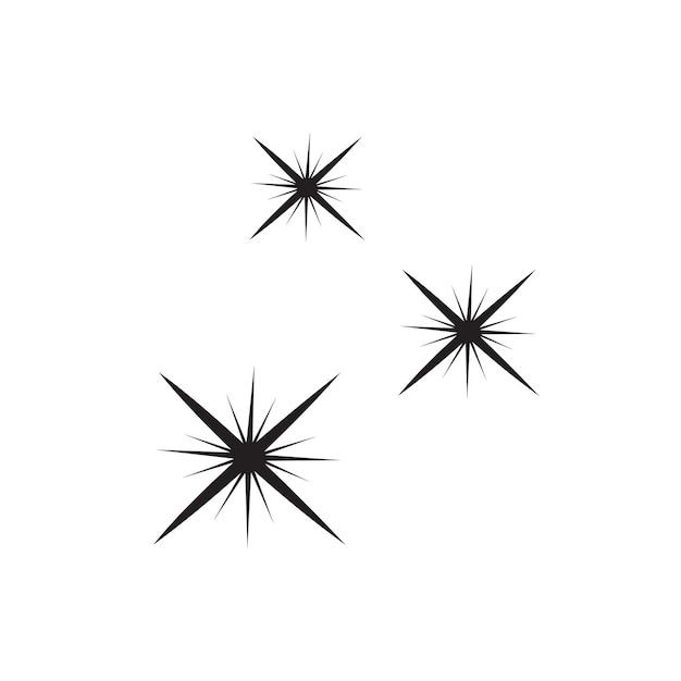 simple stars sparkle icon vector illustration