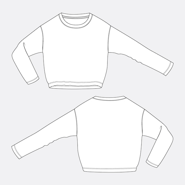 A simple sweater pattern that is made by a hand drawn shirt.