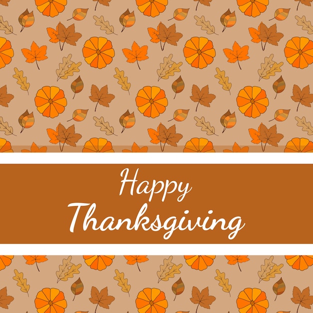 Simple Thanksgiving Pattern Background