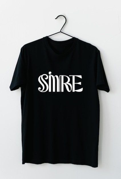 Vector simple typography tshirt design