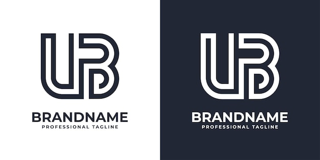 Simple UB Monogram Logo suitable for any business with UB or BU initial