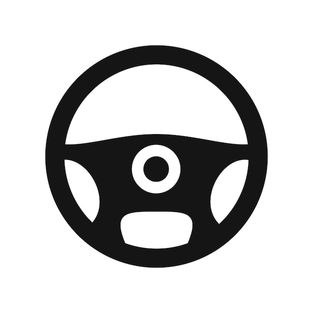 Simple vector Steering Wheel icon