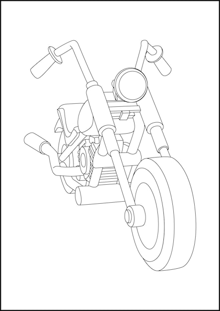 simple vehicle coloring pages for kids non editable coloring pages